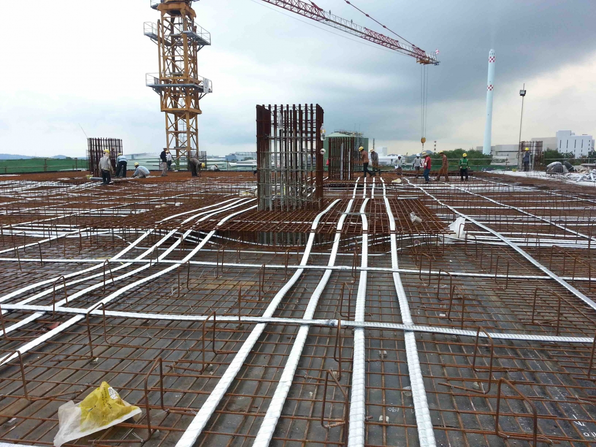 Post Tensioning (Slab - 5 strands)